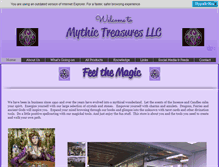 Tablet Screenshot of mythictreasures.com